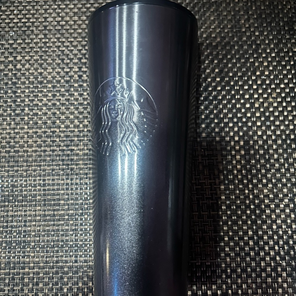Starbucks Metallic Black Tumbler